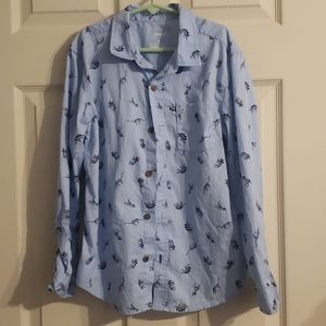 Boys long sleeve button up